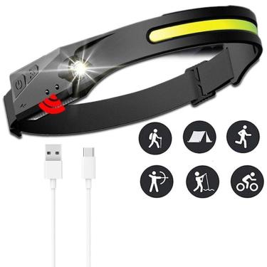 Imagem de Lanterna De Cabeça Sensor De Movimento Led