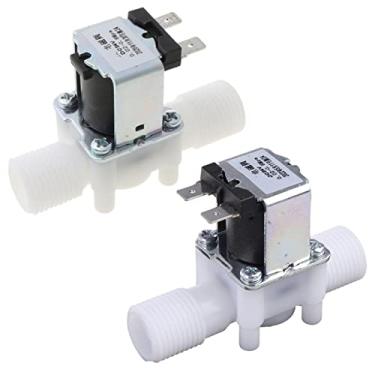 Imagem de Válvula solenoide elétrica 587C magnético N/C interruptor de fluxo de entrada de ar de água 1/2 quot; DC 24V 1 peça