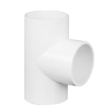 Imagem de YONYONICE Encaixe em T de PVC de 7,6 cm Cronograma 40 (soquete de três vias x soquete x soquete) - Conector de encaixe de tubo de PVC de 3 vias para água fria no jardim, irrigação, prateleira DIY