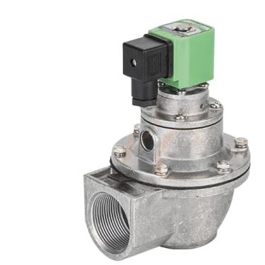 Imagem de 1PC Válvula de pulso eletromagnético DMF-Z-20/25/40S/50S/62S/válvula solenoide de pulso de ângulo reto DC24V AC220V filtro de saco de diafragma (20 6 divisões DC24V)