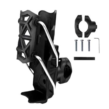 Imagem de Suporte de garrafa de bicicleta, suporte de garrafa de bicicleta | Braçadeira de rotação de 360 graus resistente para caiaque de golfe, quadriciclo, scooter, carrinho de bebê, cadeira de rodas,