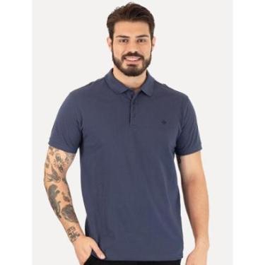 Imagem de Polo Dudalina Piquet Essentials Cotton Basica Modal Azul Marinho-Masculino