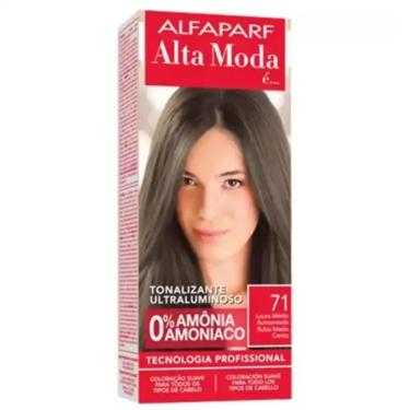 Imagem de Tonalizante 7.1 Louro Médio Acinzentado Alta Moda