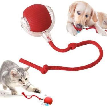 Imagem de SmartPlay Pro Bola Interativa Automática para Cães e Gatos, Recarregável USB-C, Rotação 360°, Material Silicone ABS, Anti-colisão, Estimulação Mental