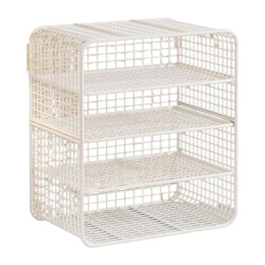 Imagem de KiBcsLic Vitrine de Armazenamento de Carros Modelo para Colecionadores com Acabamento Branco