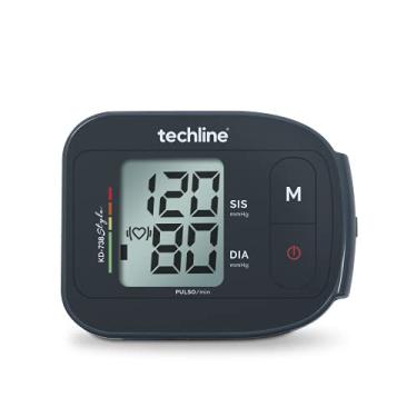 Imagem de Monitor de Pressão Arterial de Pulso Kd-738, Techline, Kd-738 Kd-738, Preto, Medio