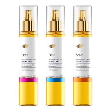 Imagem de Óleo Dove Sérum Corporal 150 ml kit Completo c/3 fragrâncias