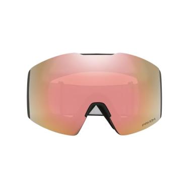 Imagem de Oakley Óculos de neve Fall Line preto fosco grande com Prizm ouro rosa