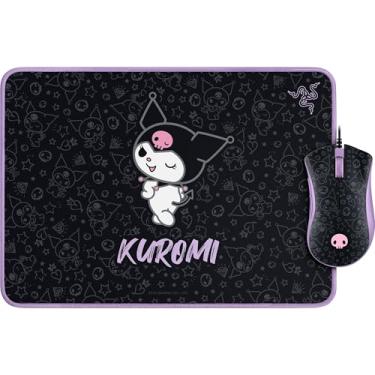 Imagem de Razer DeathAdder Essential & Goliathus Mouse Mat Bundle - Edição Kuromi