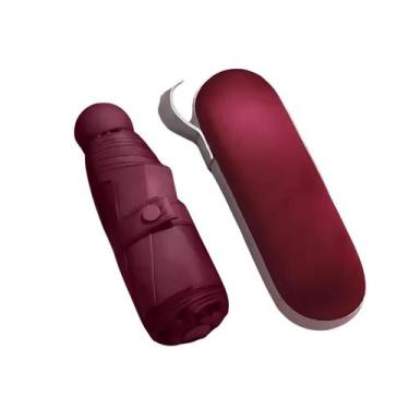 Imagem de Mini Guarda Chuva Dobrável 18cm Compacto Portátil UV - Master