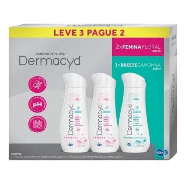 Imagem de Kit Dermacyd Leve 2 Femina 200Ml + 1 Breeze 200Ml
