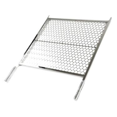 Imagem de Grelha Grill Inox Para Churrasco Moeda Cabo Aluminio 60x40