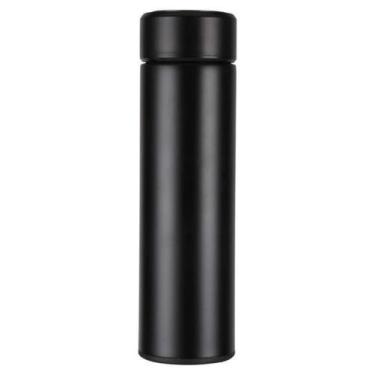 Imagem de Kit 02 Garrafas Térmica Com Termômetro Led Digital Em Aço Inox Café Ág