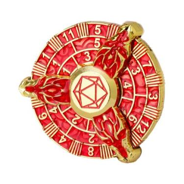 Imagem de Conjunto De Dados 7 Em 1 Com Spinner De Dedo, Dados D6, Bússola E Dado