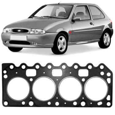 Imagem de Junta Cabeçote Motor Ford Fiesta 1.0 1.3 96 A 99 Fibra Sabó