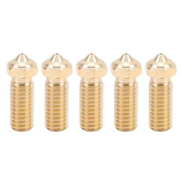 Imagem de Hyuduo 5pcs 0,6 Mm 3D Bocais de Impressora Bocais de Extrusão de Latão de 0,6 Mm para Impressão de Alta Velocidade Com Design de Chanfro para QIDI X SMART 3 X PLUS Q1 PRO