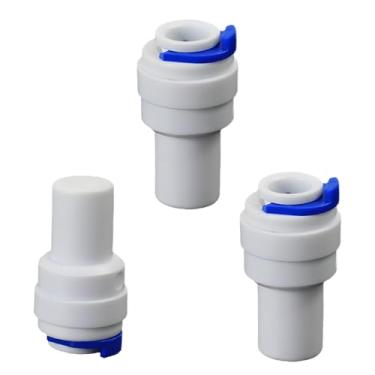 Imagem de Plugue de tubo de 1/10.2 cm, adaptador de plugue de tubo de conexão rápida, encaixe de tubo de plástico push-fit para sistemas de filtro de água de osmose reversa RO, dispensadores de bebidas