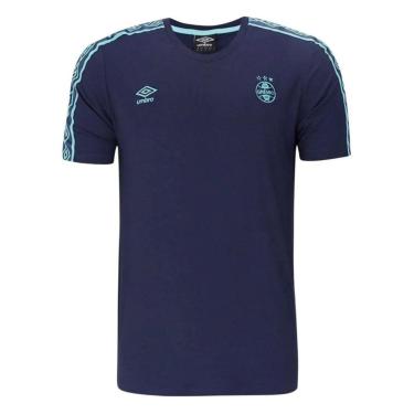 Imagem de Camisa Umbro Grêmio Concentração 2024 Masculina - Marinho PP-Masculino