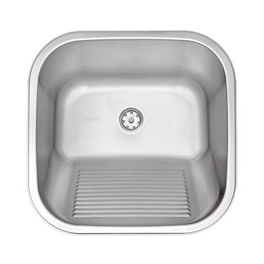 Imagem de Tanque de Encaixe em Aço Inox Acetinado 40X40cm, Tramontina, 94403107