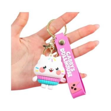 Imagem de Pingente De Boneca 3D Feito À Mão Para Chaveiro Da Casa Da Gabby, Deco