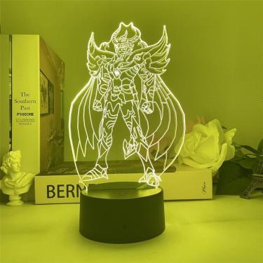 Imagem de Luz noturna USB Saint Seiya Aiolia Shaka Radamanthys Leo
