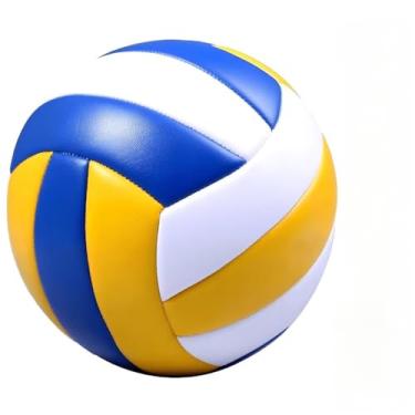 Imagem de KIT BOLA DE VOLÊI OFICIAL + BOMBA DE AR ORIGINAL TAMANHO PROFISSIONAL N° 5 INFANTIL VOLEIBOL VOLEI CRIANÇA MENINO MENINA(BOLA DE VOLÊI)