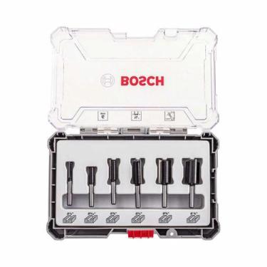 Imagem de Jogo de Fresas Retas Bosch Standard - Encaixe de 06MM, 6 peças 2607017