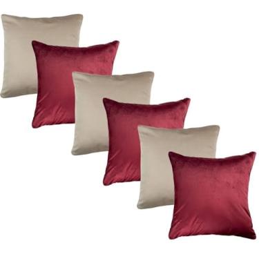 Imagem de ALMOFADAS DECORATIVAS CORES SÓLIDAS COM ENCHIMENTO PARA QUARTO SALA OU SOFÁ