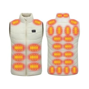 Imagem de Colete Térmico Inteligente Unissex, Casual, Com Gola Alta, Casaco Elét