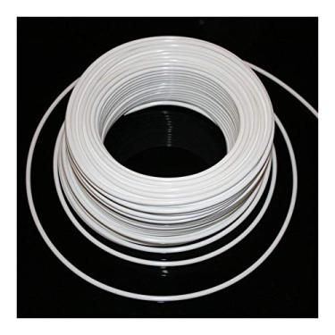 Imagem de Ferramentas de reparo de tubos 1/10.2 cm 3/20.3 cm tubo PE 10 m/20 m conector de encaixe de mangueira flexível branco para sistema de filtro de água RO osmose reversa de aquário //255