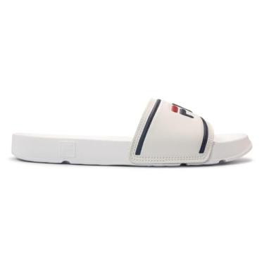 Imagem de Chinelo Fila Drifter Stripes Branco Marinho e Vermelho-39