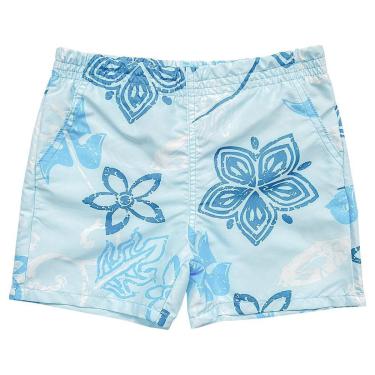 Imagem de Shorts Juvenil Look Jeans Tactel - AZUL TURQUESA - 8-Masculino
