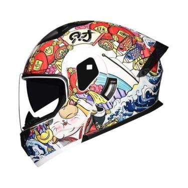 Imagem de Capacete Modular De Motocicleta De Alta Qualidade ABS Com Dupla Lente 