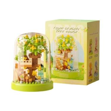 Imagem de Mini Casa Na Árvore Infantil: Brinquedo De Blocos De Montar, Caixa De 