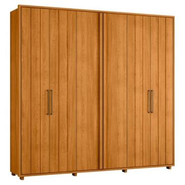 Imagem de Guarda Roupa Casal Miro 6 Portas 250 cm Cinamomo Madetec