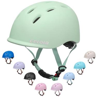 Imagem de CELOID Capacete infantil, capacetes de bicicleta para bebês de 8 a 10 a 16 anos, meninos, meninas, ajustável, multiesportivo, ciclismo, skate, patins, patins, patins, patins e patins, azul-petróleo