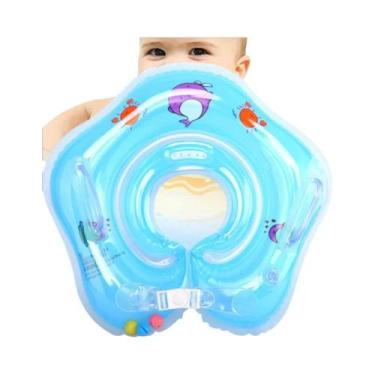 Imagem de Boia Inflável De Segurança Para Bebês - Anel De Natação Para Piscina E