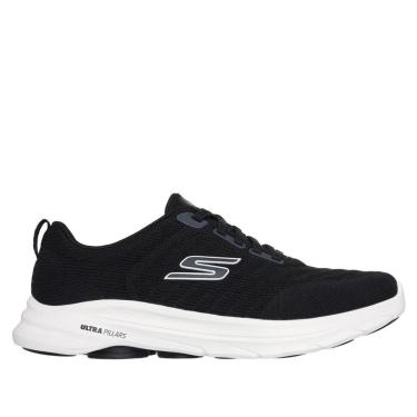 Imagem de Tênis Masculino Skechers Go Walk 8 Ultra Pillar Preto/Branco-Masculino