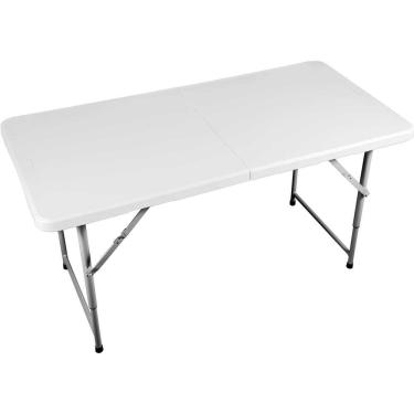 Imagem de Mesa Plástica Dobrável Retangular 120cm Vonder