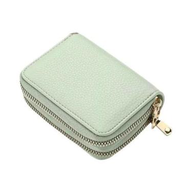 Imagem de Carteira Feminina De Grande Capacidade Com Zíper, Estilo Curto, Padrão