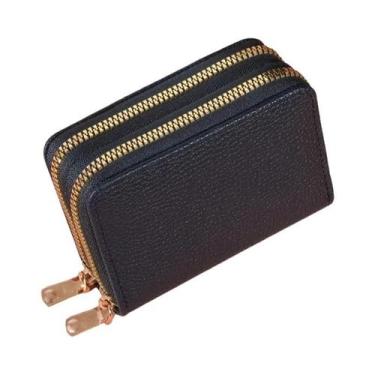 Imagem de Carteira Feminina De Grande Capacidade Com Zíper, Estilo Curto, Padrão