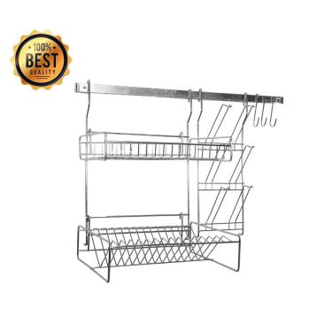 Imagem de Escorredor Suspenso De Louças Aço Barra Modular Cook Home