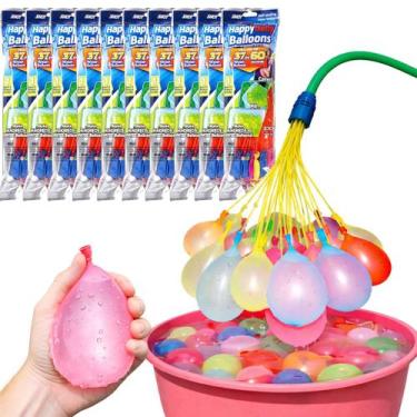 Imagem de 370 Bexigas de Água Guerrinha de Balão Brincar Família Verão - Goal Ki