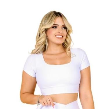 Imagem de Top Cropped Fitness Feminino Academia Treino Corrida Musculação Ginástica Caminhada The Start-Feminino