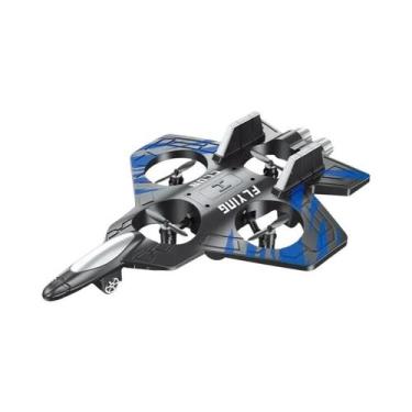 Imagem de Avião De Controle Remoto RC Para Meninos, Brinquedo Resistente a Queda