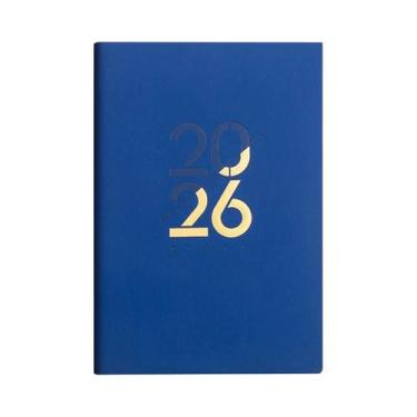 Imagem de Caderno Planner A5 De Couro Macio 2026, Diário Semanal E Mensal Para E