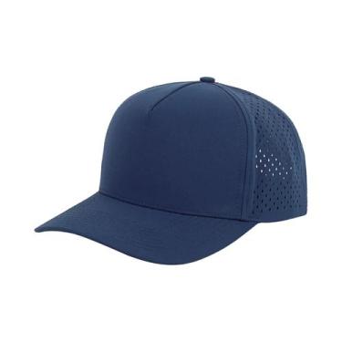 Imagem de Boné Esportivo Unissex De Cor Sólida Em Malha Respirável, Estilo Hip H