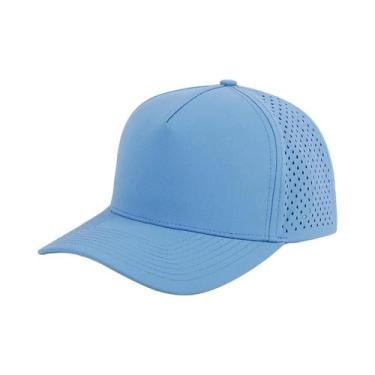 Imagem de Boné Esportivo Unissex De Cor Sólida Em Malha Respirável, Estilo Hip H