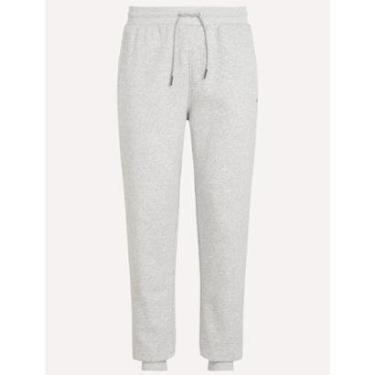 Imagem de Calça Tommy Hilfiger Masculina Moletom Regular Flag Logo Cinza Mescla-Masculino