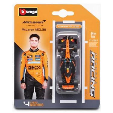 Imagem de Miniatura Formula 1 Mclaren Mcl39 Norris 2025 1:64 Burago - Bburago